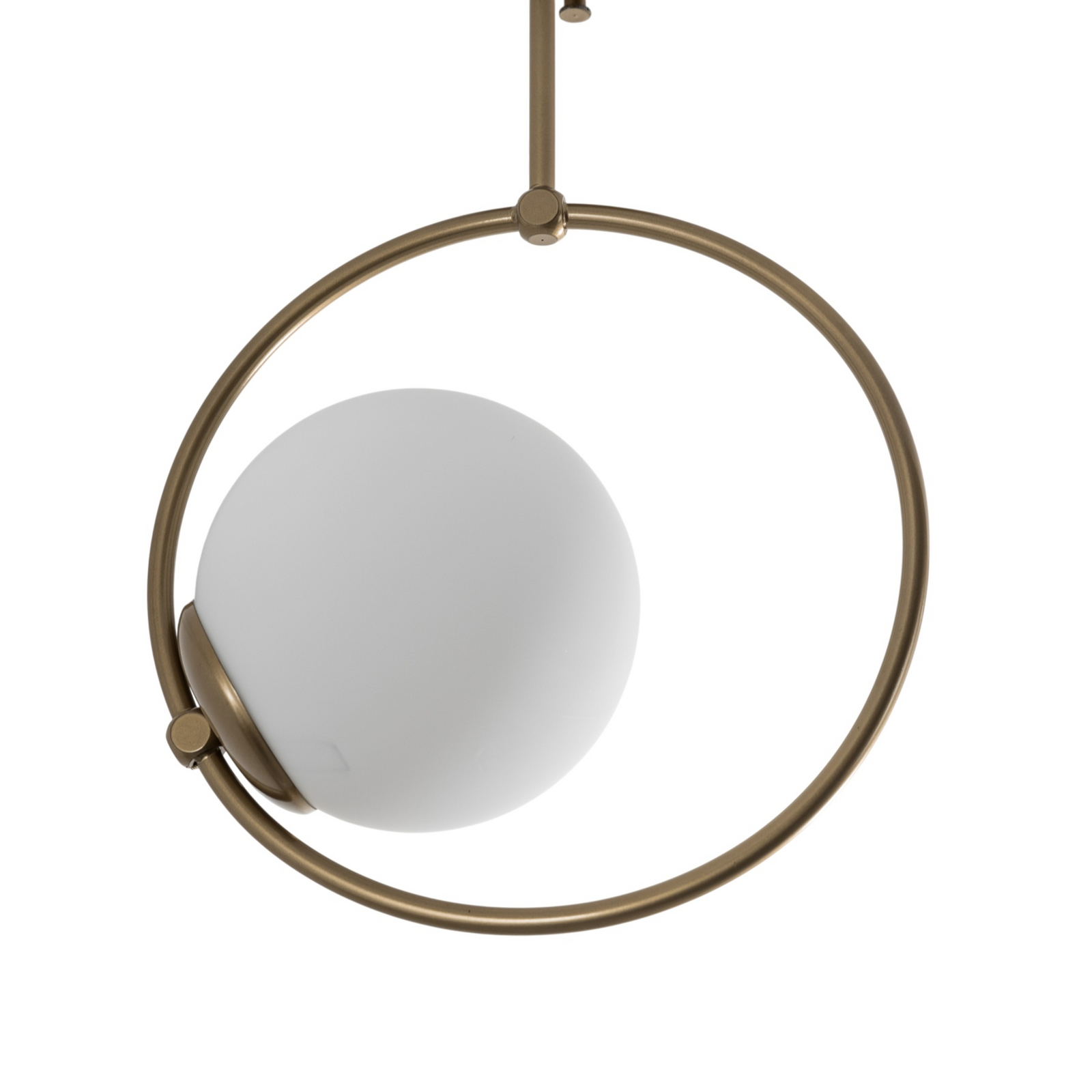 Plafoniera Dolunay, Ø 26 cm, color oro, vetro, E27