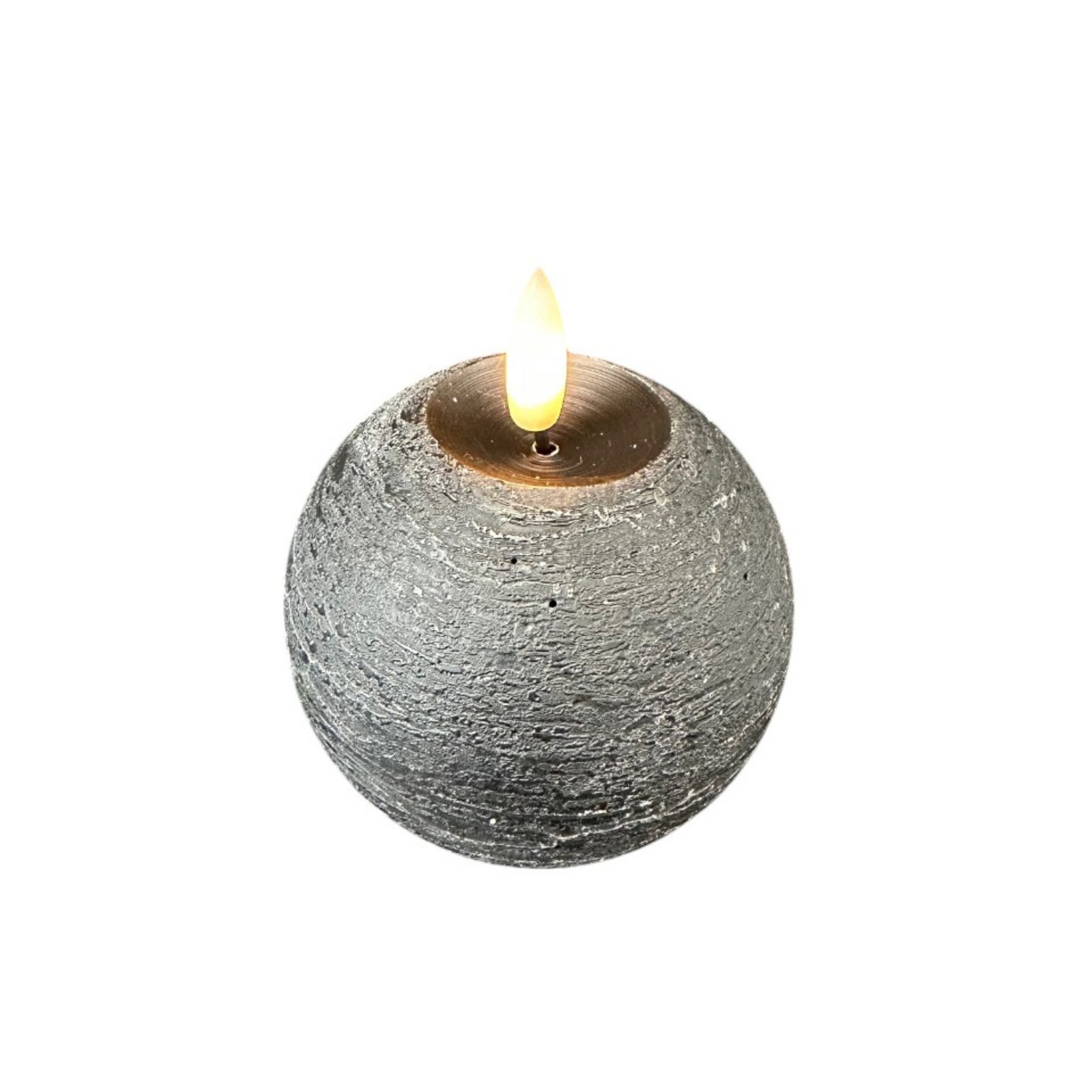 STERNTALER Świeca woskowa LED, czarna, wysokość 9 cm, bateria kulkowa