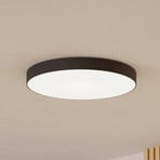 EGLO connect Lámpara LED de techo inteligente Gallizzi-Z, negro, Ø 69 cm