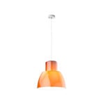 Lampada a sospensione Nemo Lorosae, arancione, Ø 40 cm, vetro, E27