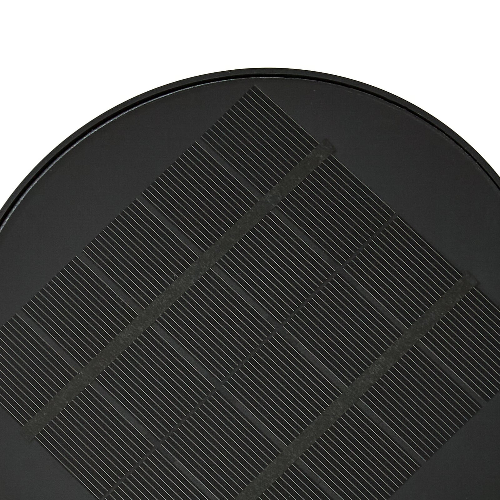 Applique murale solaire LED Tarlson, ronde, anthracite, capteur - PRIOS