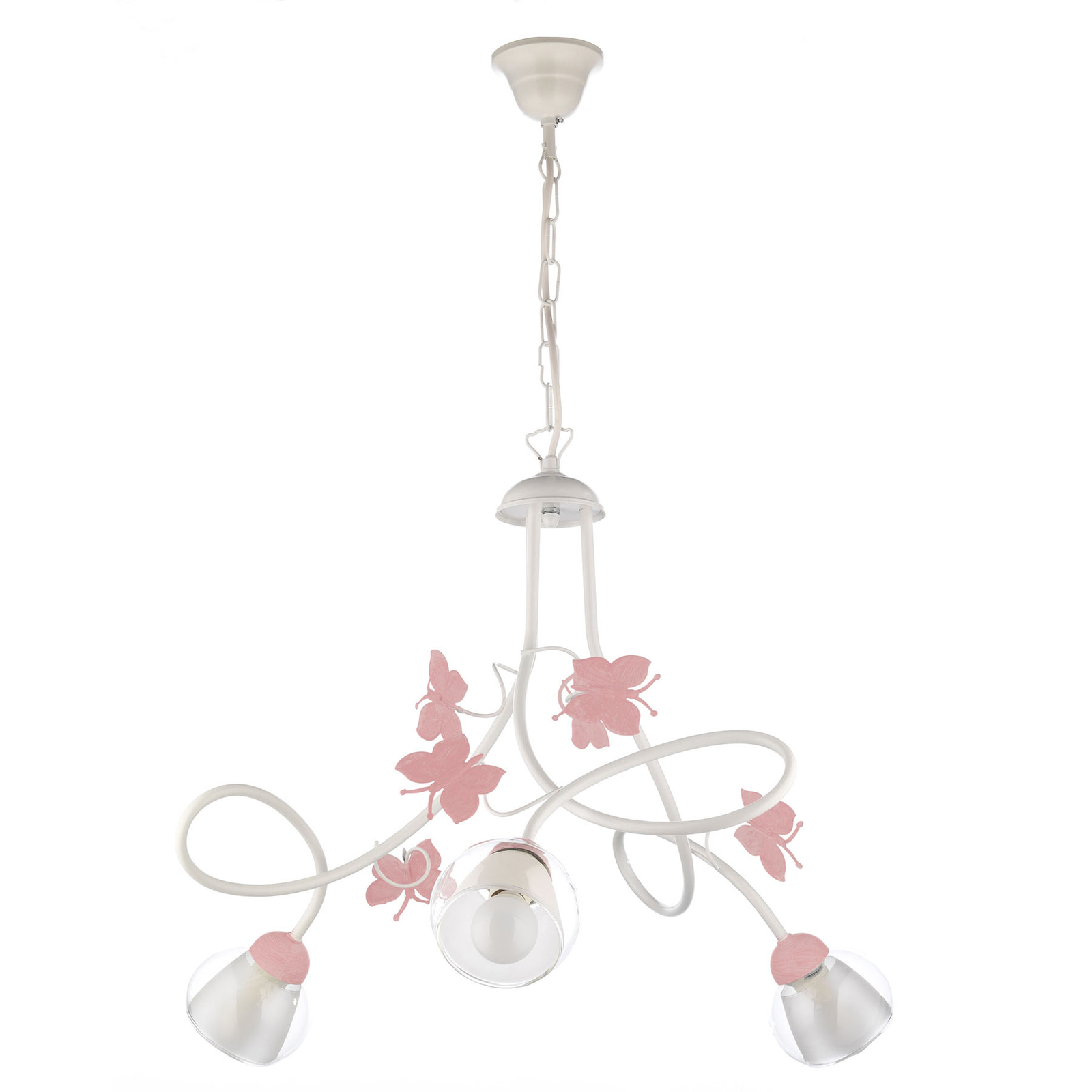 Hängeleuchte Butterfly, dreiflammig