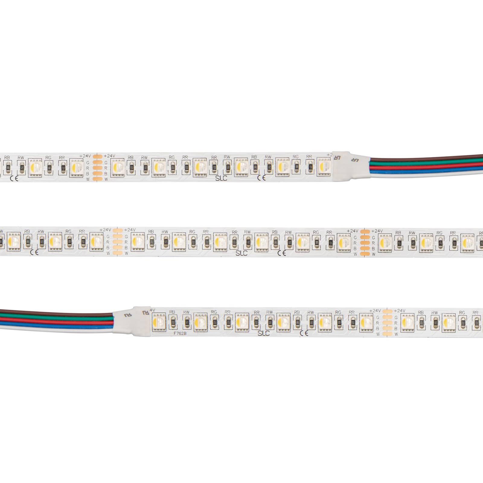 the light group - slc ta?ma led rgbw 10m 144w ip20, do salonu / jadalni, tworzywo sztuczne, 144w, d?. 1000 cm, szer. 1.2 cm, wys. 0.2 cm
