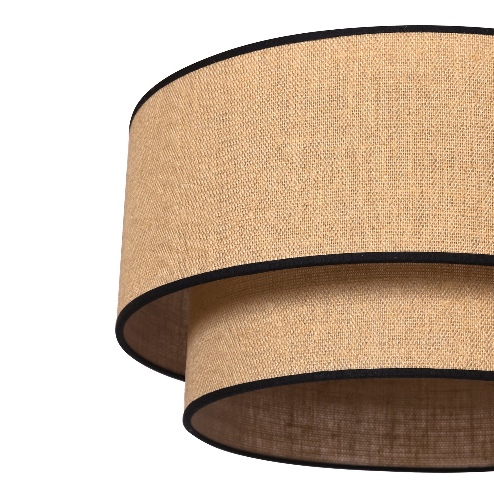 Boho Plafond Ø60 Jute/Svart- Euluna