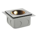 Pordis LED Outdoor Built-in Wall Lamp Dark Grey - Lucande