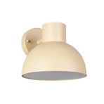 Elbe outdoor wall light, sand beige, die-cast aluminium, E27