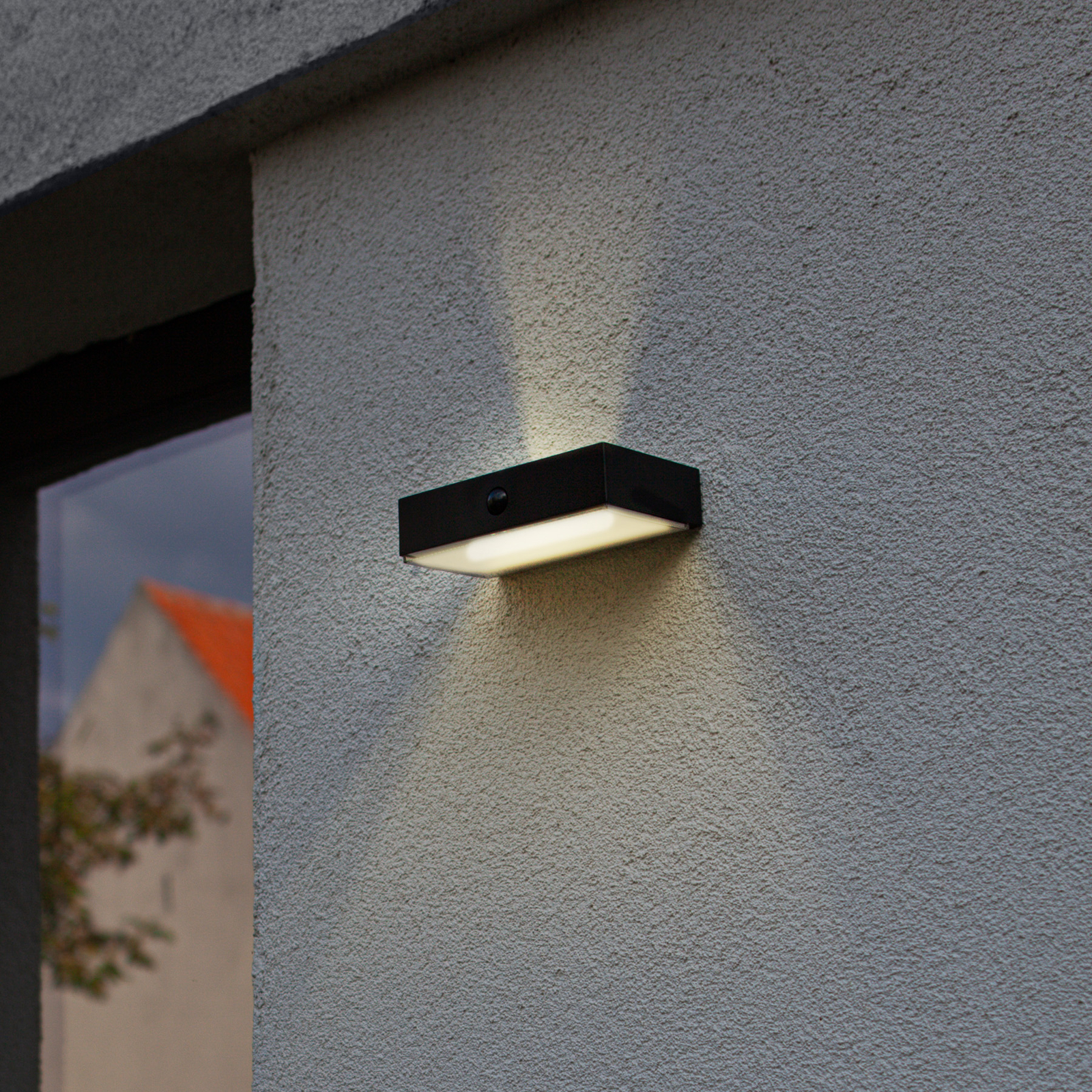 LED napelemes külső fali világítás Fadi, CCT