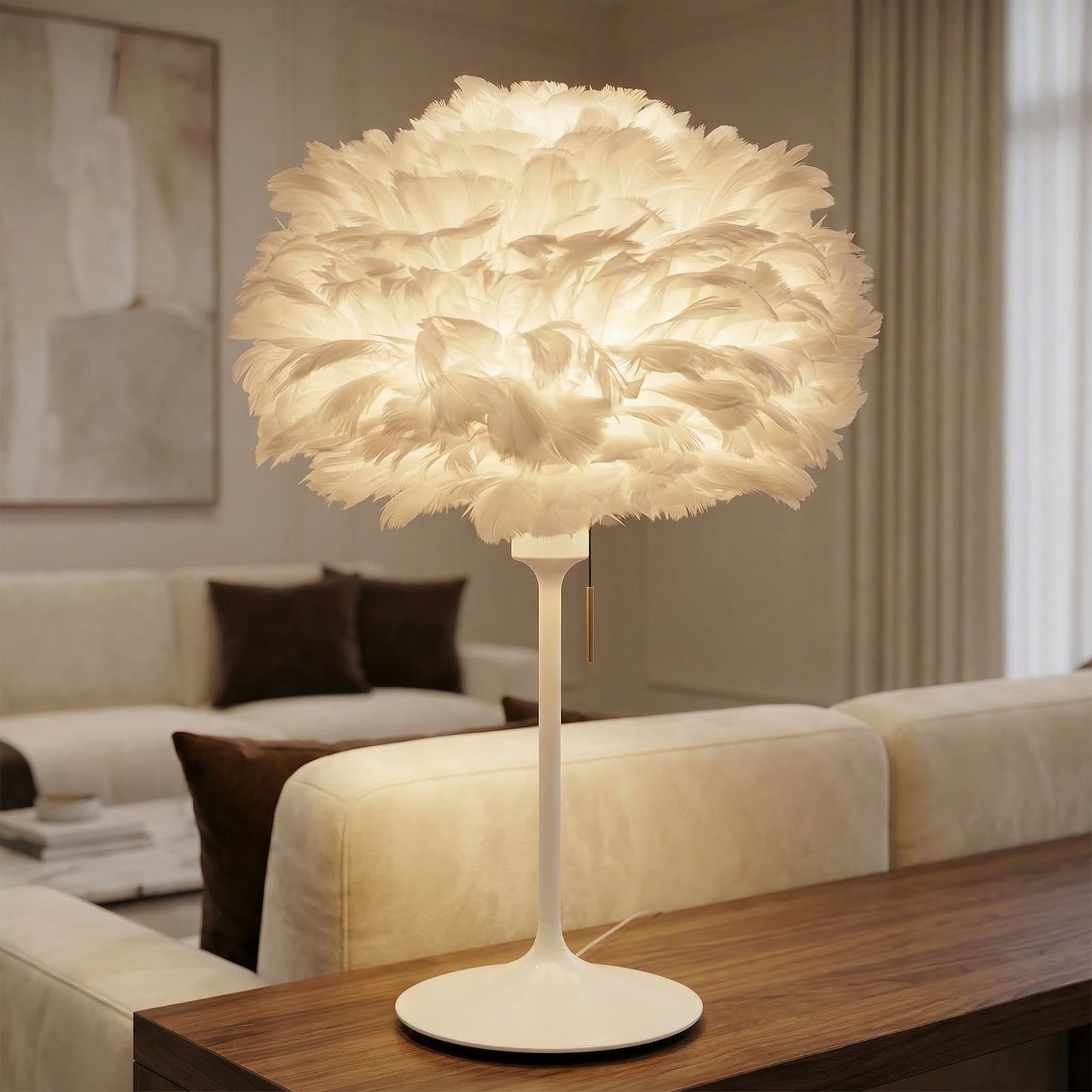 UMAGE Eos mini lampada da tavolo bianco/bianco UMAGE Eos mini lampada da tavolo bianco/bianco