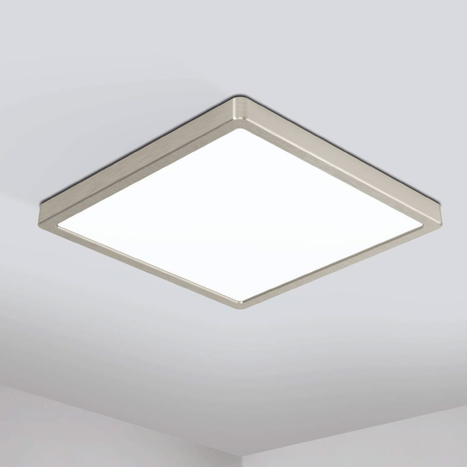 EGLO connect Fueva-Z ceiling lamp 28x28cm nickel