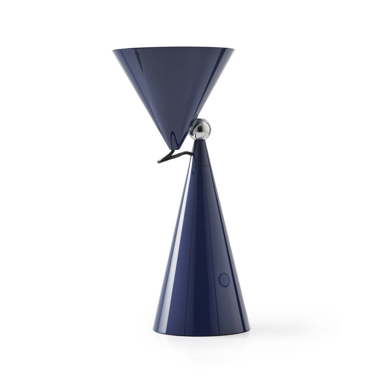 Tom Dixon LED-Akku-Tischlampe Pose, indigo, Höhe 25 cm günstig online kaufen