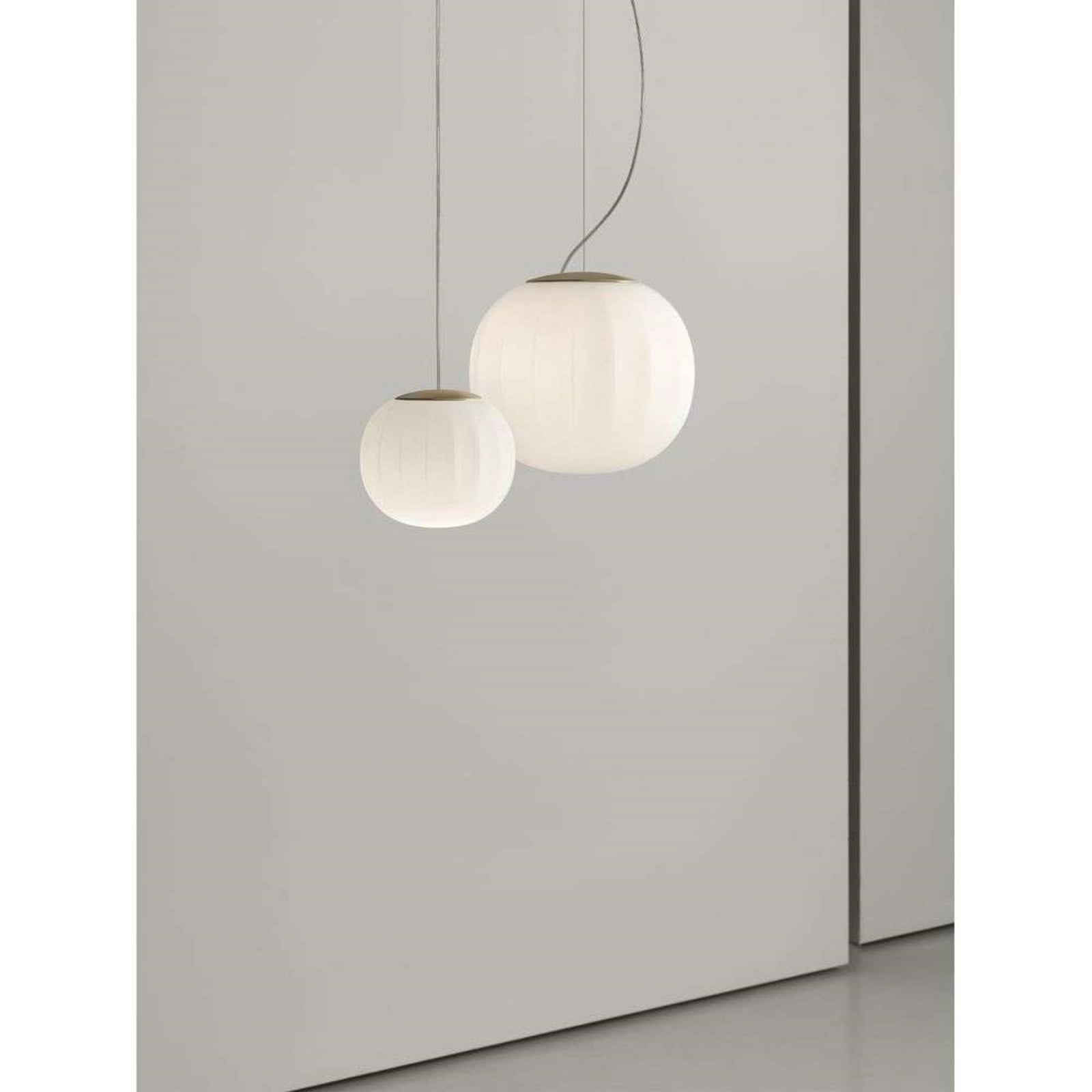 Lita Pendel Ø18 Brass Luceplan - Stue - Glas