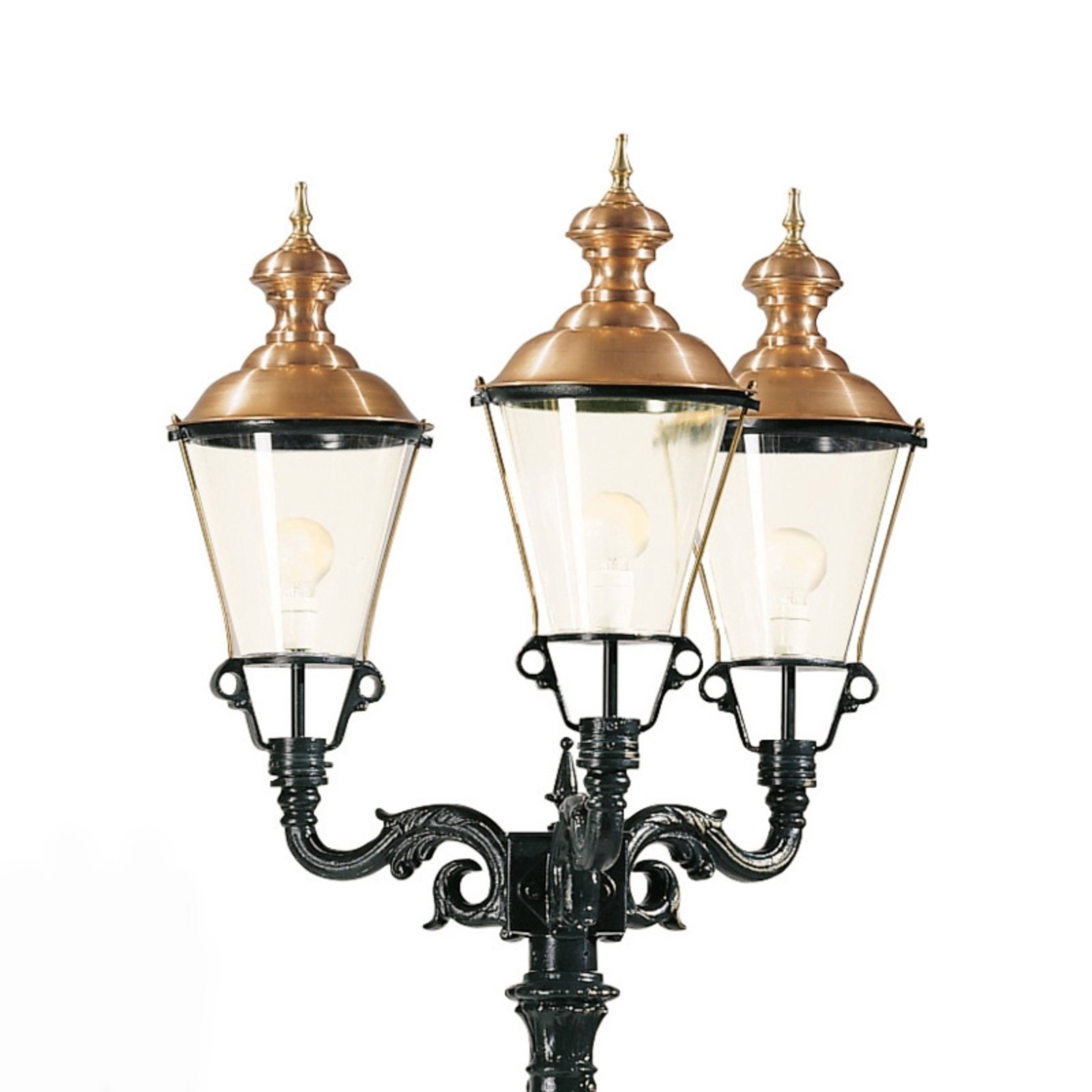 Three-bulb lamp post Parijs
