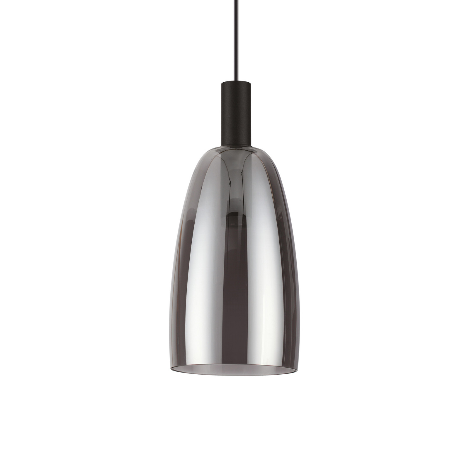 Ideal Lux Coco suspendată negru-fumuriu Ø 14 cm