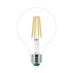 Lampada Philips E27 LED Globo G95 4W 840lm 827 transparente