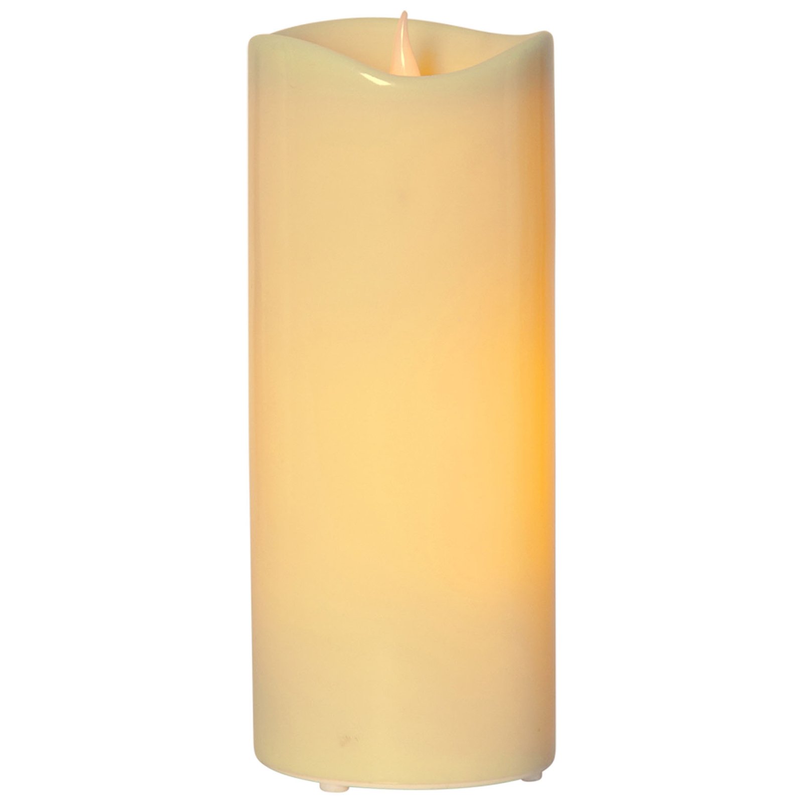 Grande LED candle, battery-powered, height 31 cm