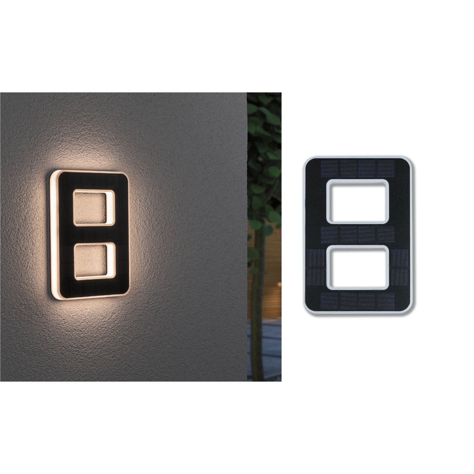 Paulmann LED-Solar-Hausnummer 8