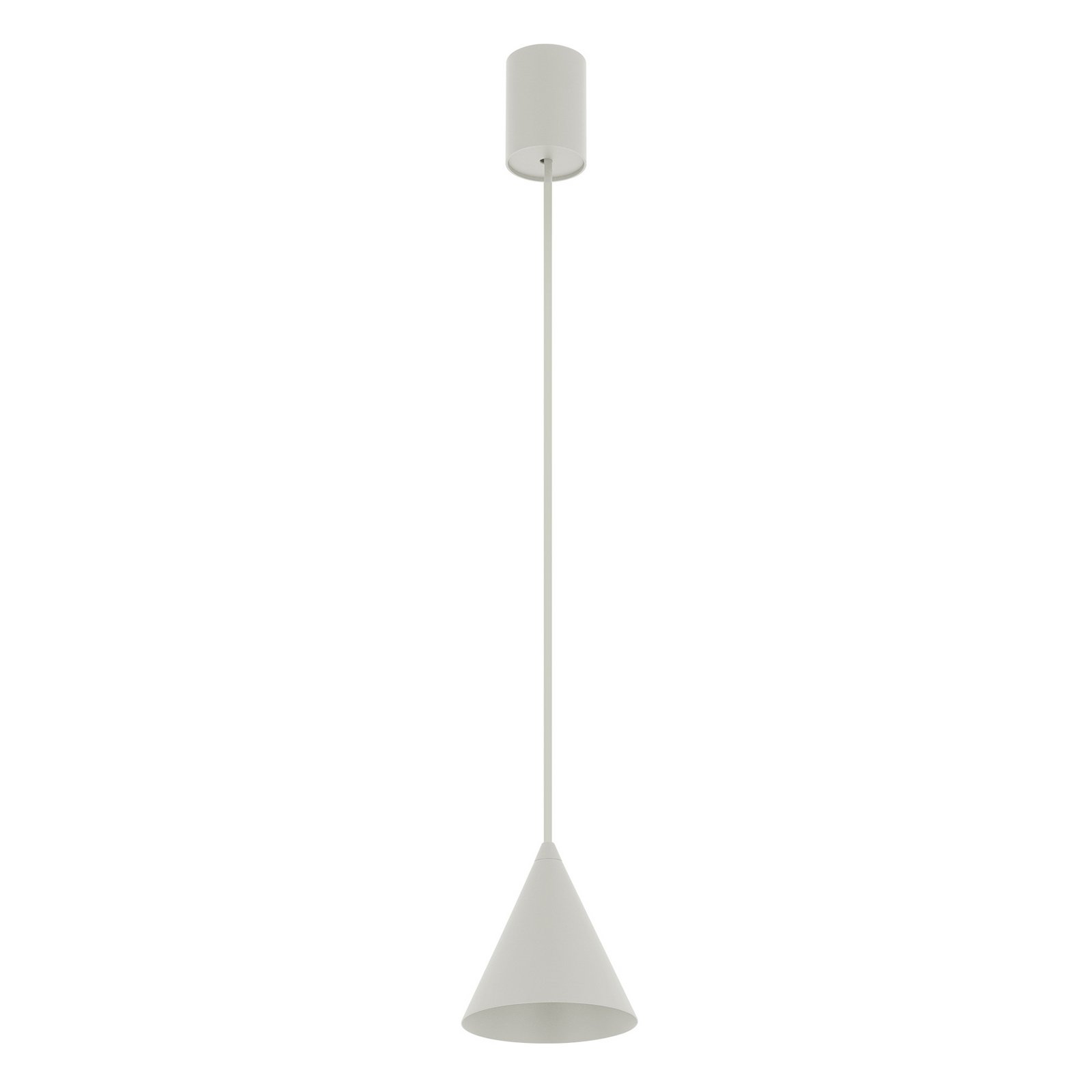 Suspension ZENITH, gris clair, Ø 11 cm, métal, GU10