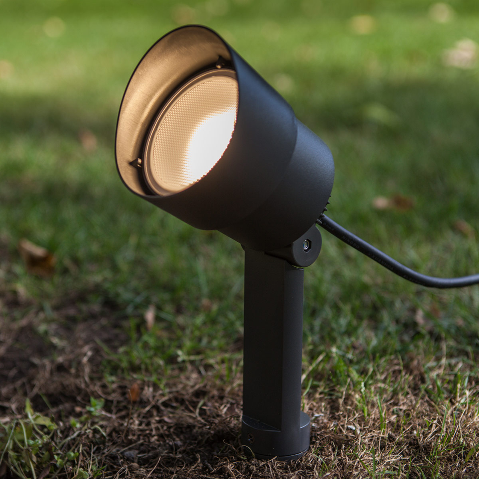 Eco-Light Explorer LED ground spike spotlight, die-cast aluminium, polycarbonate, 5.3 W, energy efficiency: A+, H: 40.5 cm