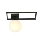 Imago 1D ceiling light, one-bulb, black/opal