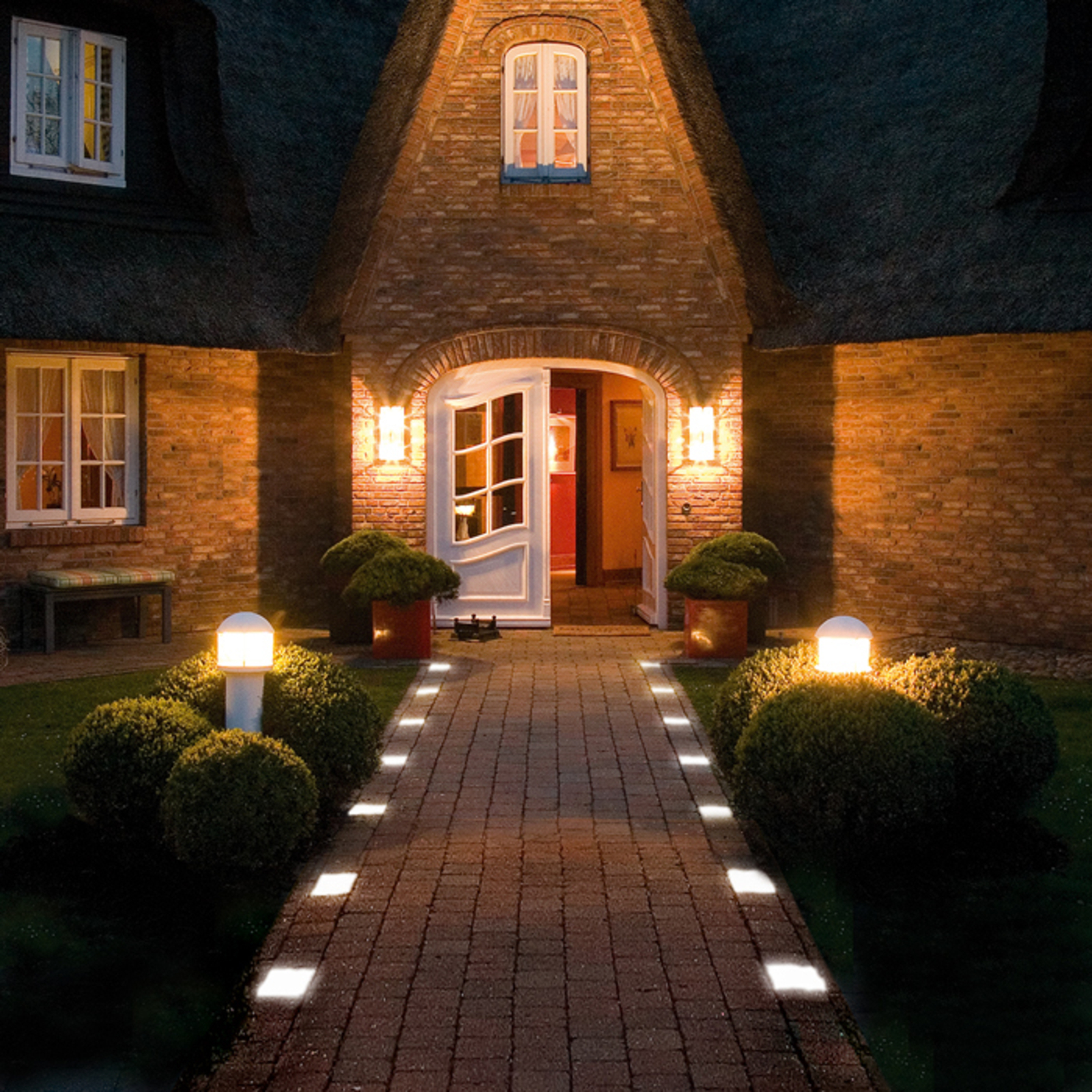 Pflasterstein Light Stone Beton mit LED