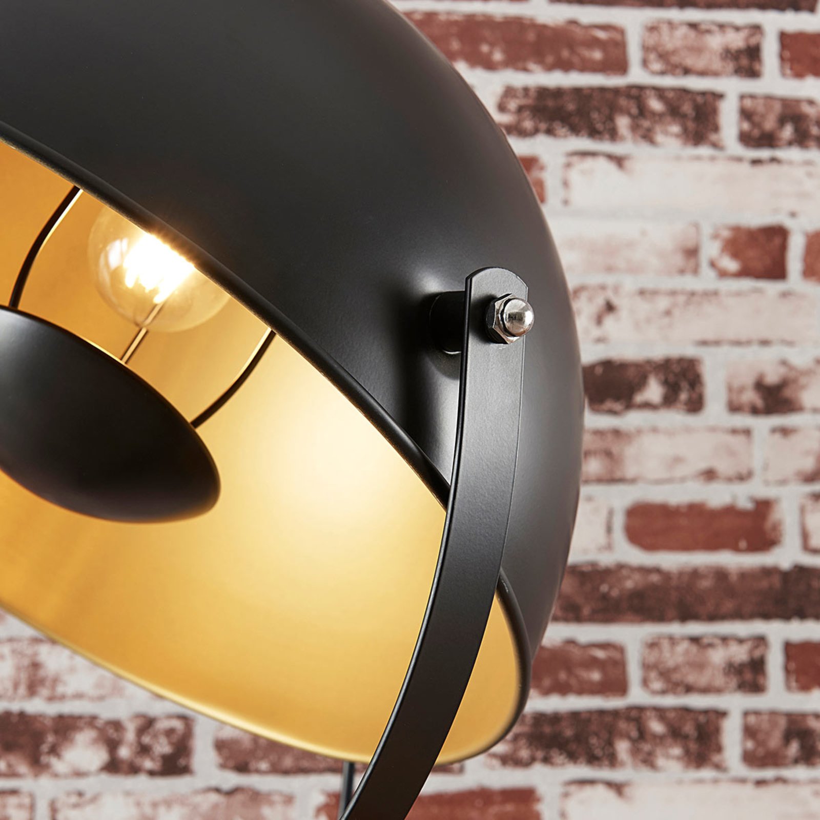 Meline Piantana Black/Gold - Lindby