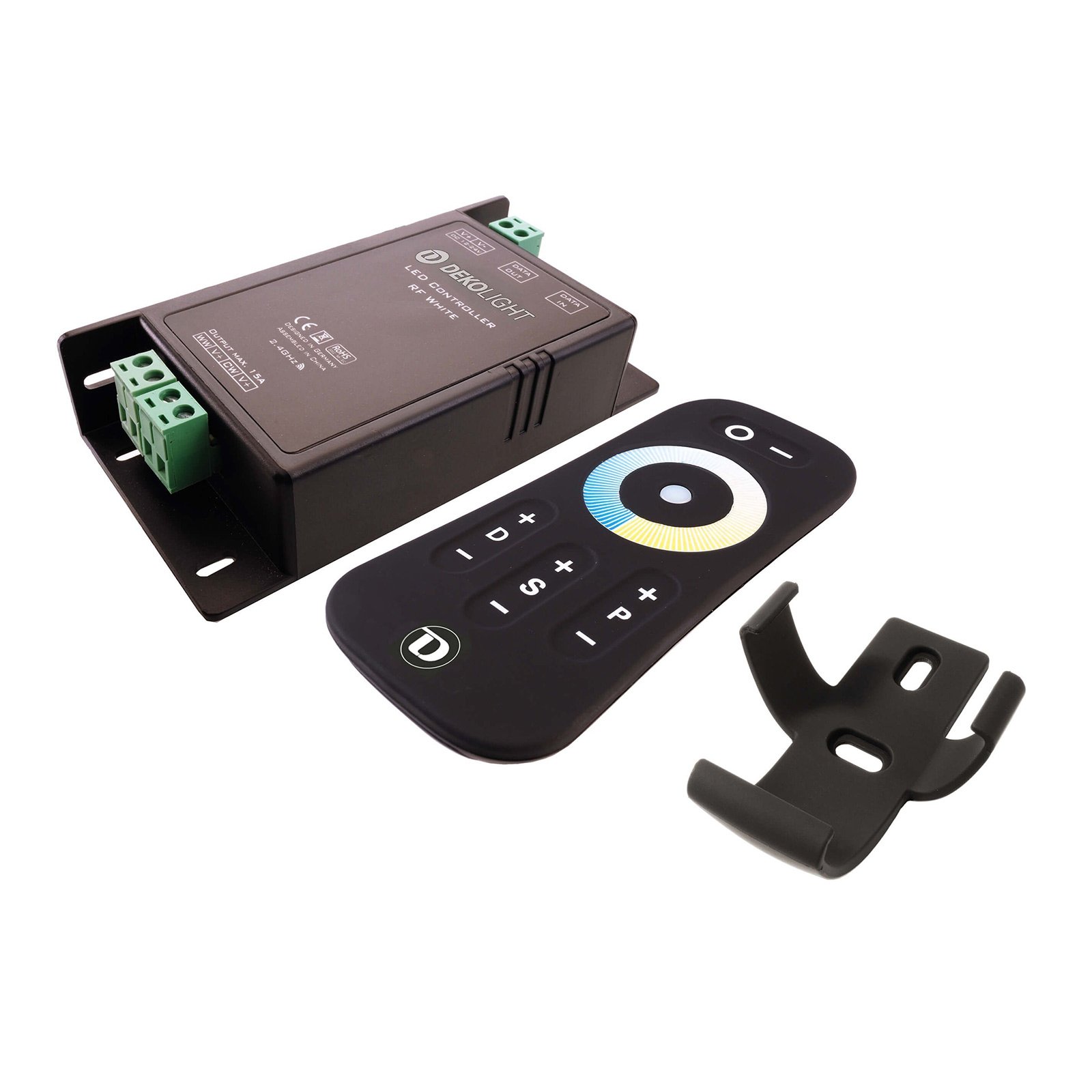 Deko-Light Kapego RF tunable white controller set, plastic, L: 11.5 cm, W: 5.7 cm, H: 2.5 cm