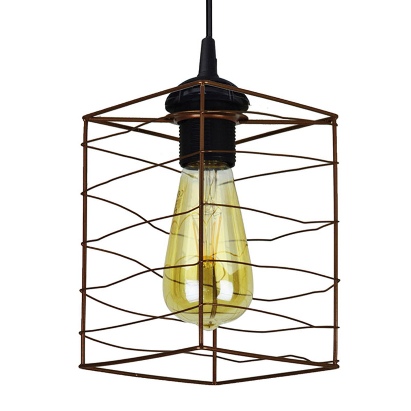 Dantos hanging light, 1-bulb, copper
