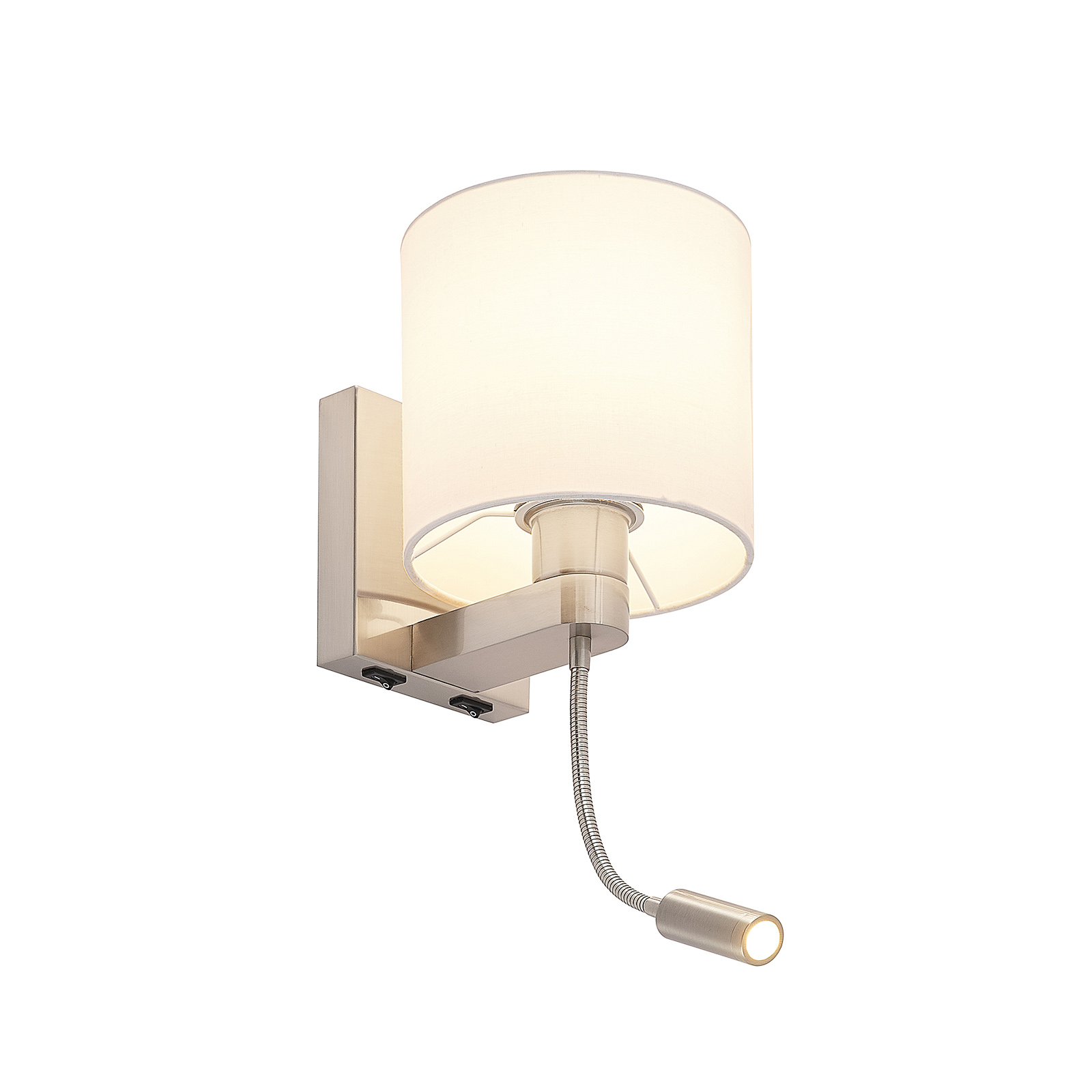 Brinja FlexApplique Murale White/Chrome - Lucande
