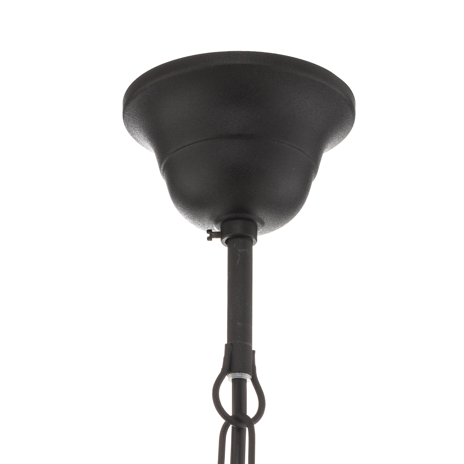 Lámpara de araña Pompei, sin pantallas, negro