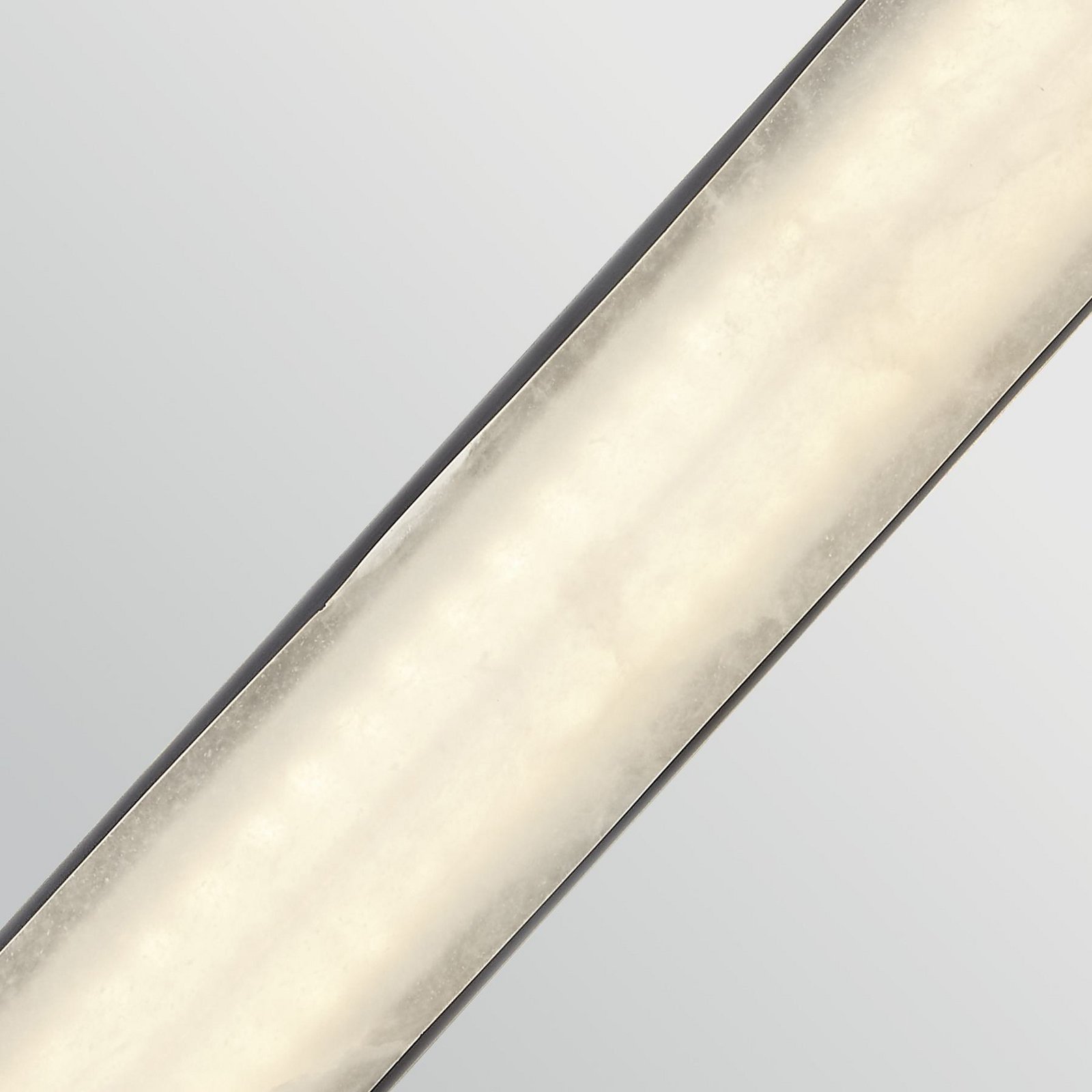 LED-vegglampe CAESAR, bronse, høyde 64 cm, metall/alabaster