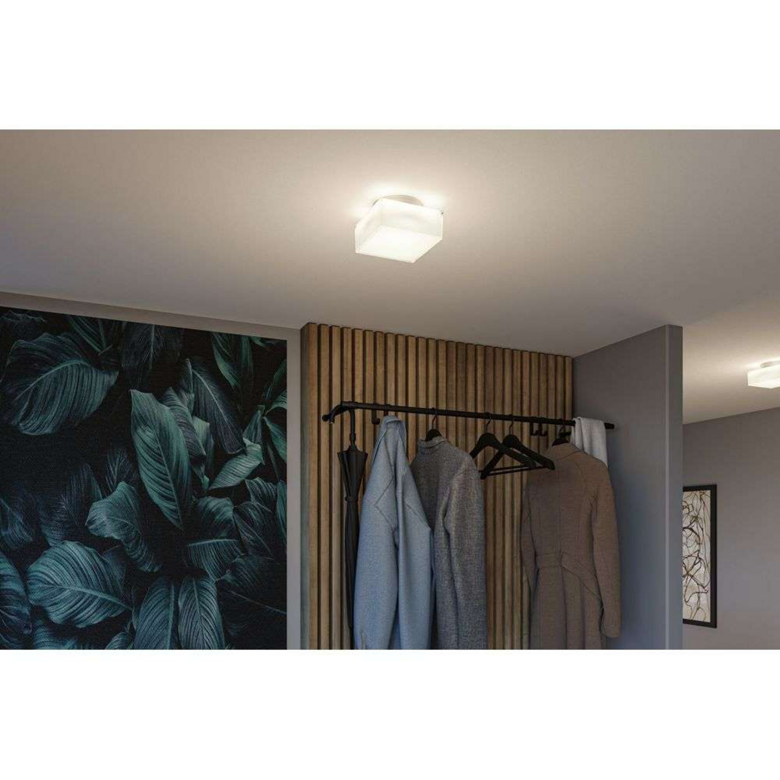 Maro LED Plafonieră IP44 Square Alb - Paulmann