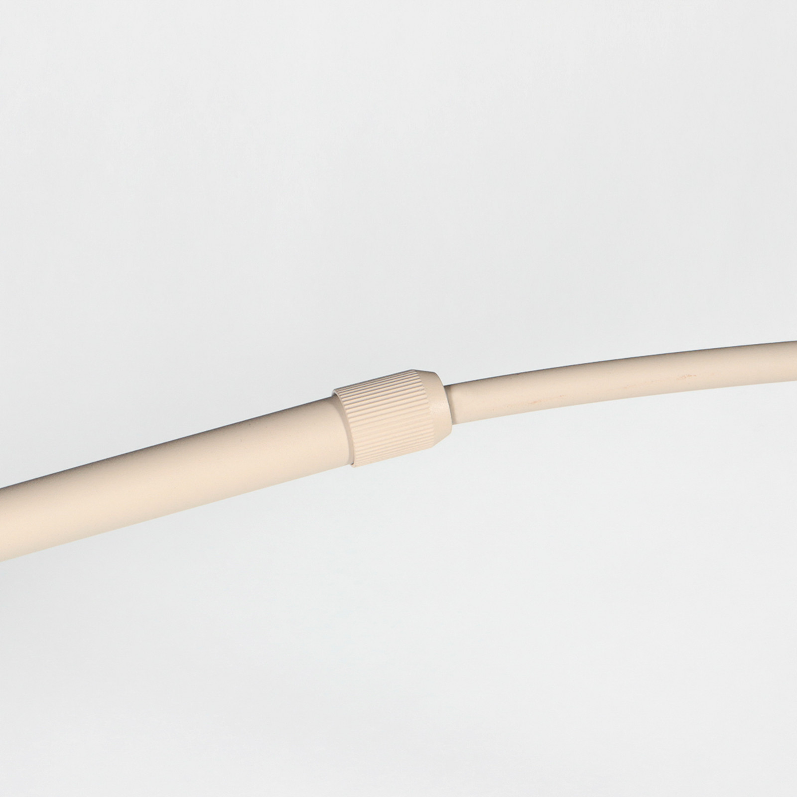 Steinhauer Lampadar de podea cu arc Sparkled Light crem/alb 240 cm plastic - Camera de zi / sufragerie - Modern - crem alb - Metal