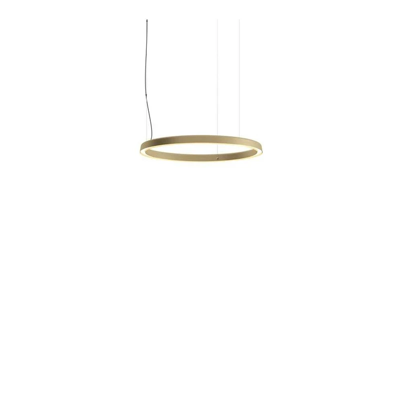 Luceplan – Compendium Circle LED Pendelleuchte Ø72 Brass