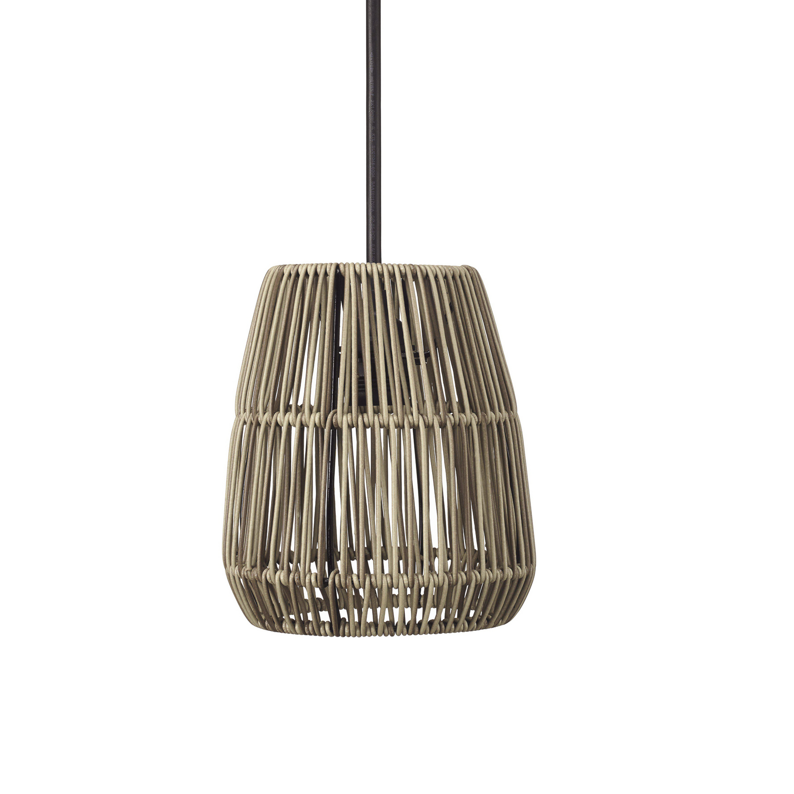 PR Home Saigon Hängelampe grau Ø 18 cm Kabel 2,5m