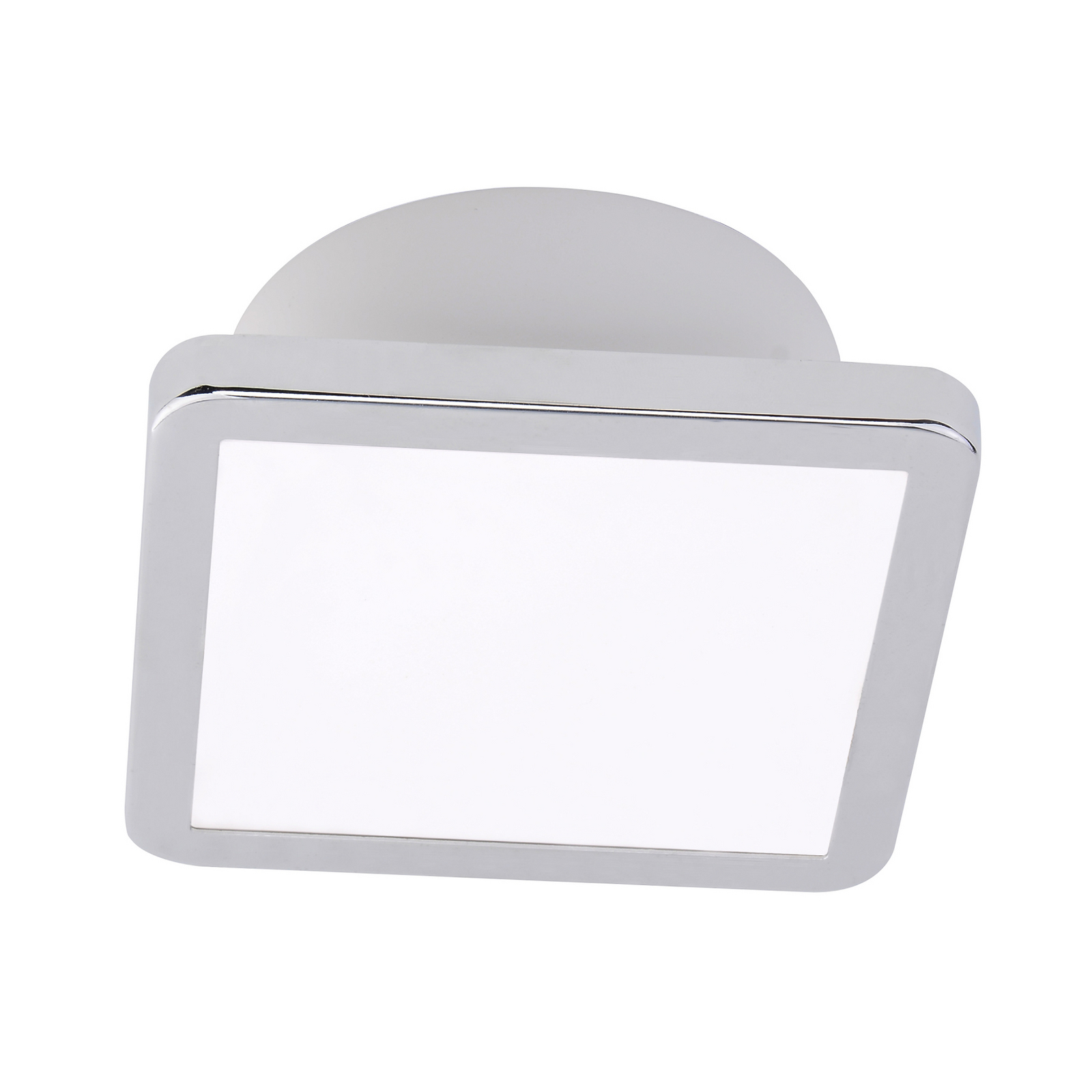 LightMe Aqua Uno ceiling light, 11 x 11 cm, chrome, IP44