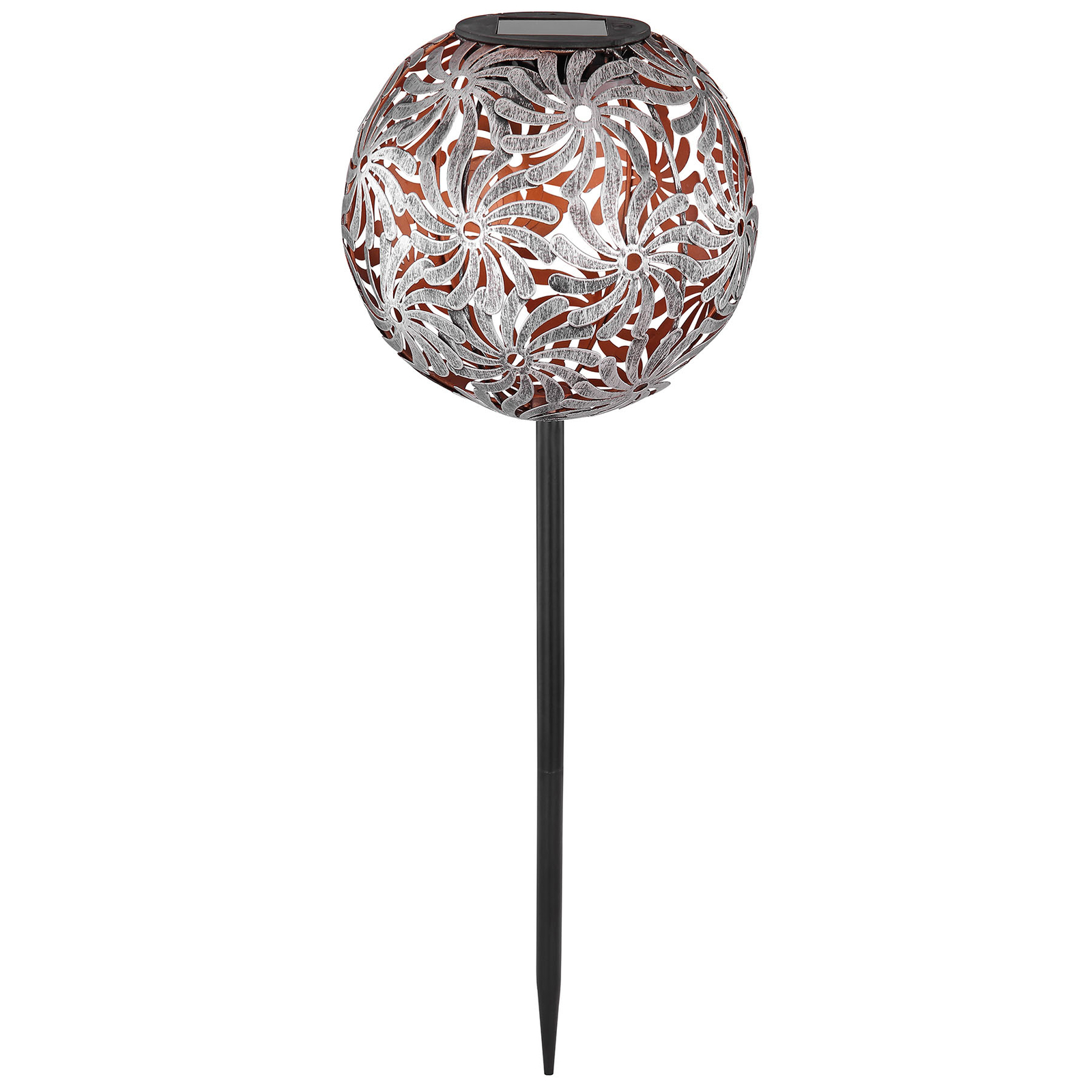 LED-Solarleuchte 33632 mit Metallkugel