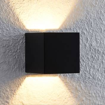 Lindby Quaso applique LED, cemento nero