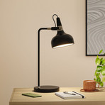 Paulmann Juna STYLE table lamp, black, height 51 cm, metal