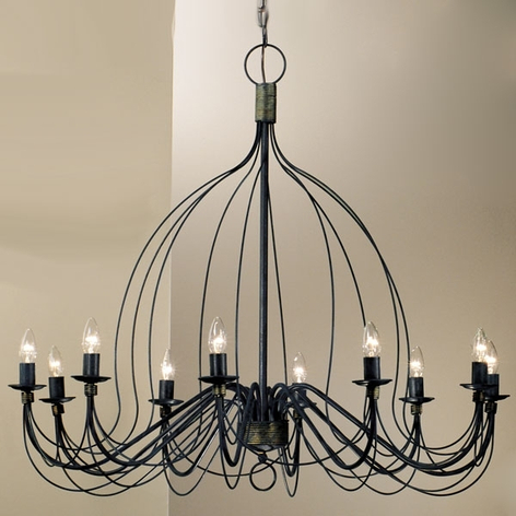 Kroonluchter FILO, 10-lichts, 100 cm