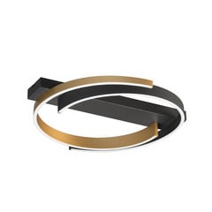 Plafoniera Circly LED, metallo, telecomando, CCT, dimmerabile