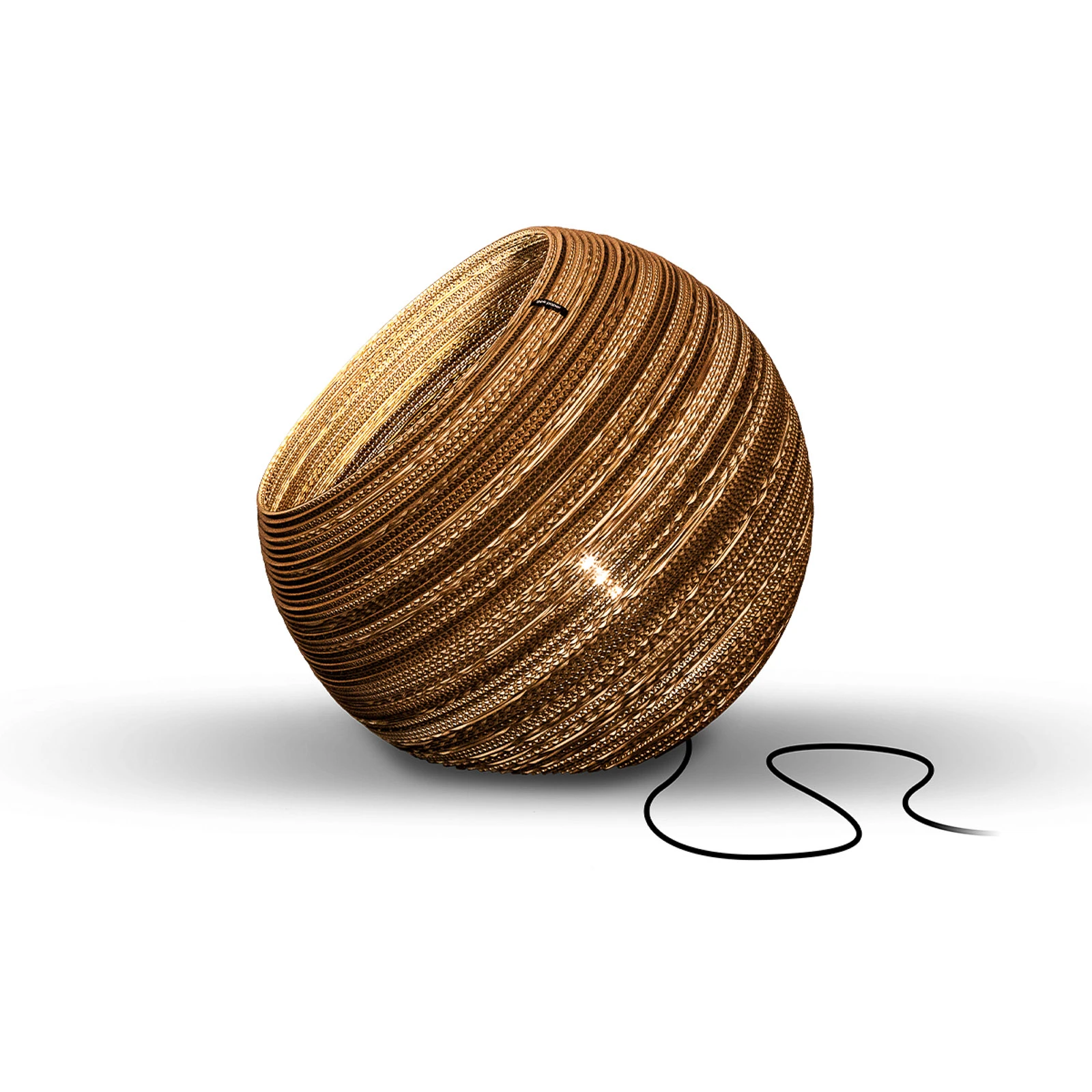 Think Paper Globe επιτραπέζιο φωτιστικό από χαρτόνι, Ø 44 cm