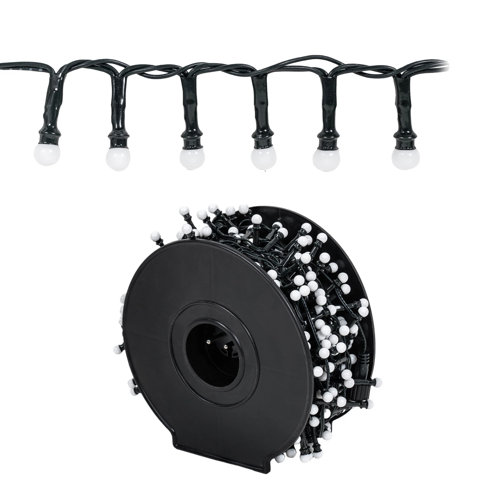 Lindby LED lyskæde Miyu, RGB, timer, 15 m, IP44