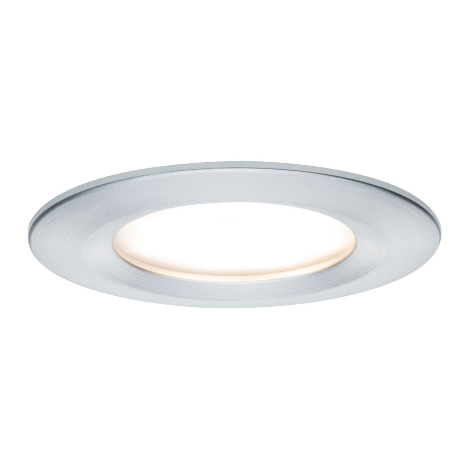 Paulmann Slim Coin set of 3 LED spots aluminium, for Hallway, aluminium, zinc, 6.8 W, energy efficiency: A
