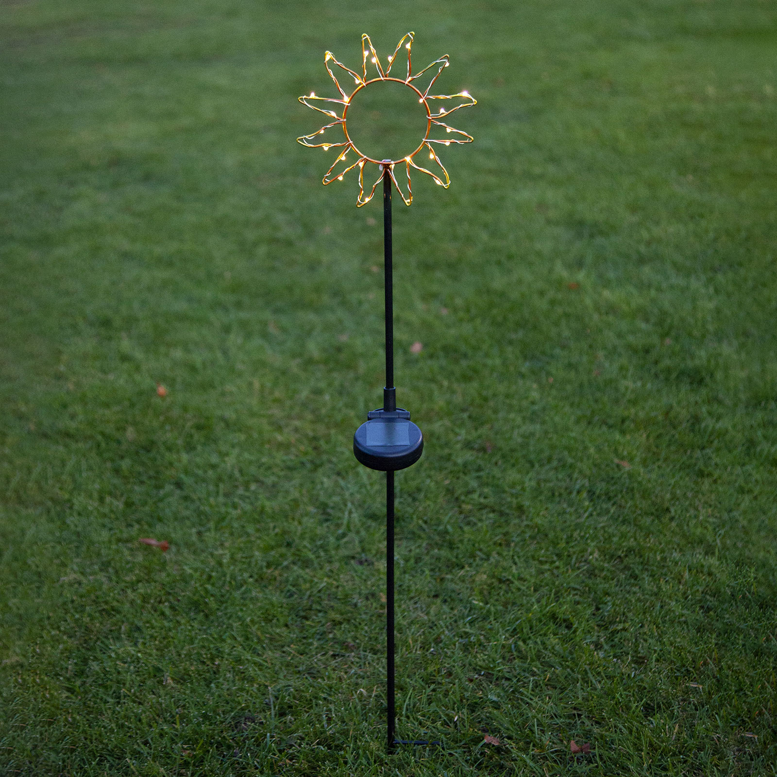 Best Season Sunny LED solar light, metal, 0.06 W, W: 18 cm, H: 77 cm