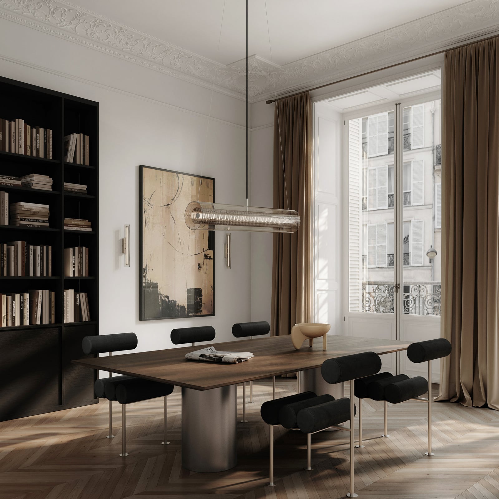 Závěsné světlo Frame LED, Ø 18 cm, chrom - 101 Copenhagen