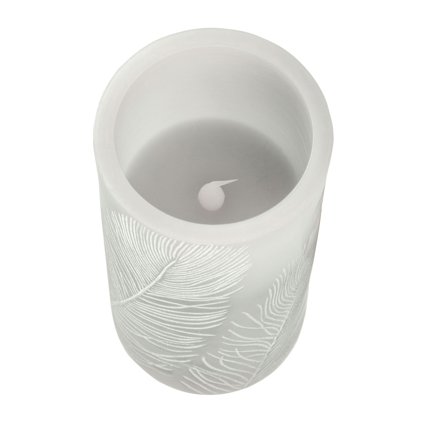 Pauleen Cosy Feather Candle LED-lys, sett med 2 stk