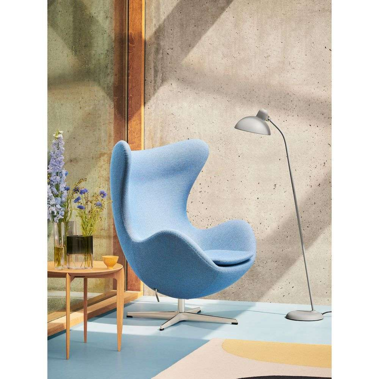 KAISER idell™ 6556-F Floor Lamp Matt Easy Grey - Fritz Hansen