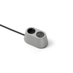 Prise NOMAD BLOCK en aluminium 1 x type F + USB - Fonction de moulage