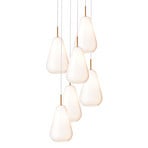 Anoli 6 Candelabro Nordic Gold/Opal - Nuura