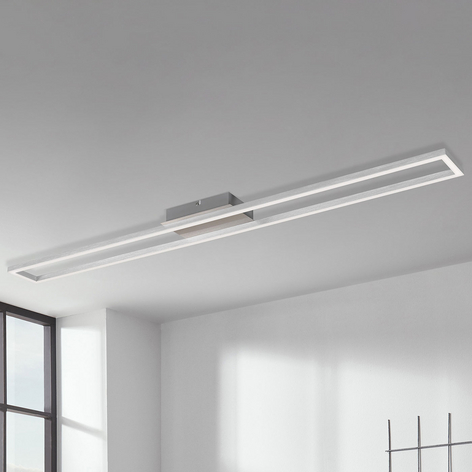 Deckenlampe Frame, 3-stufig-dimmbar, alu, 110x12cm